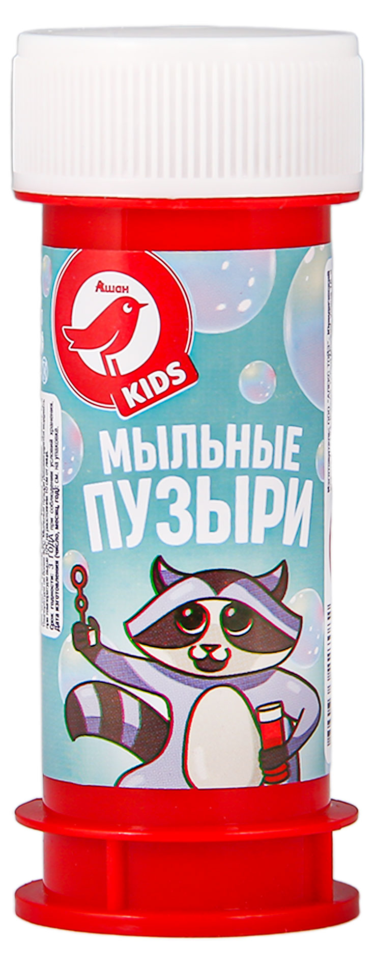 

Мыльные пузыри АШАН Красная птица, 50 мл