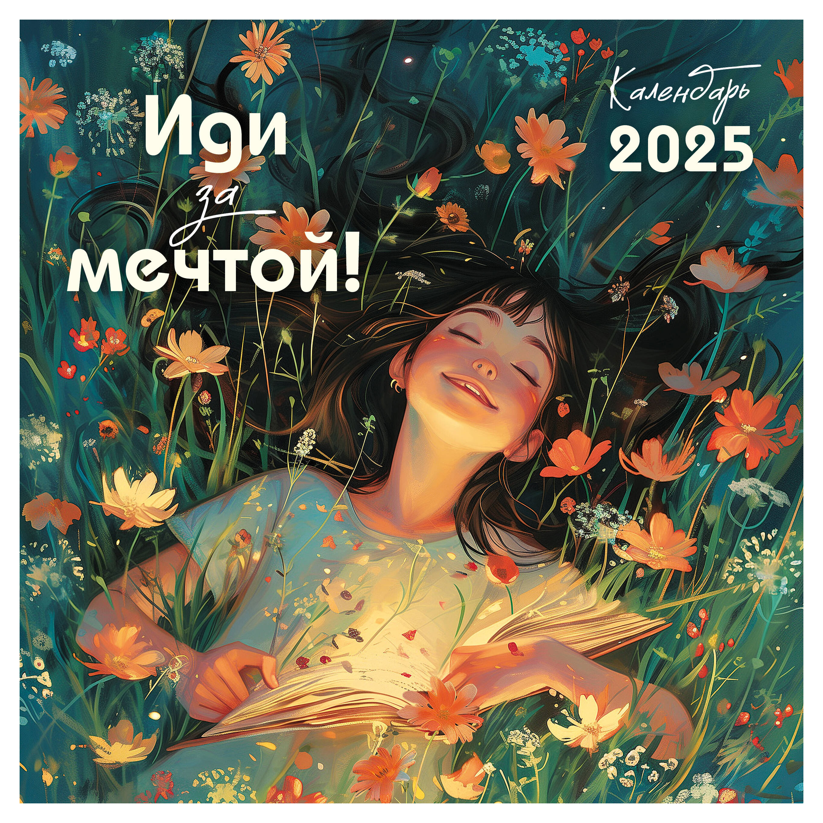 

Календарь настенный Эксмо Иди за мечтой на 2025 год, 300х300 мм