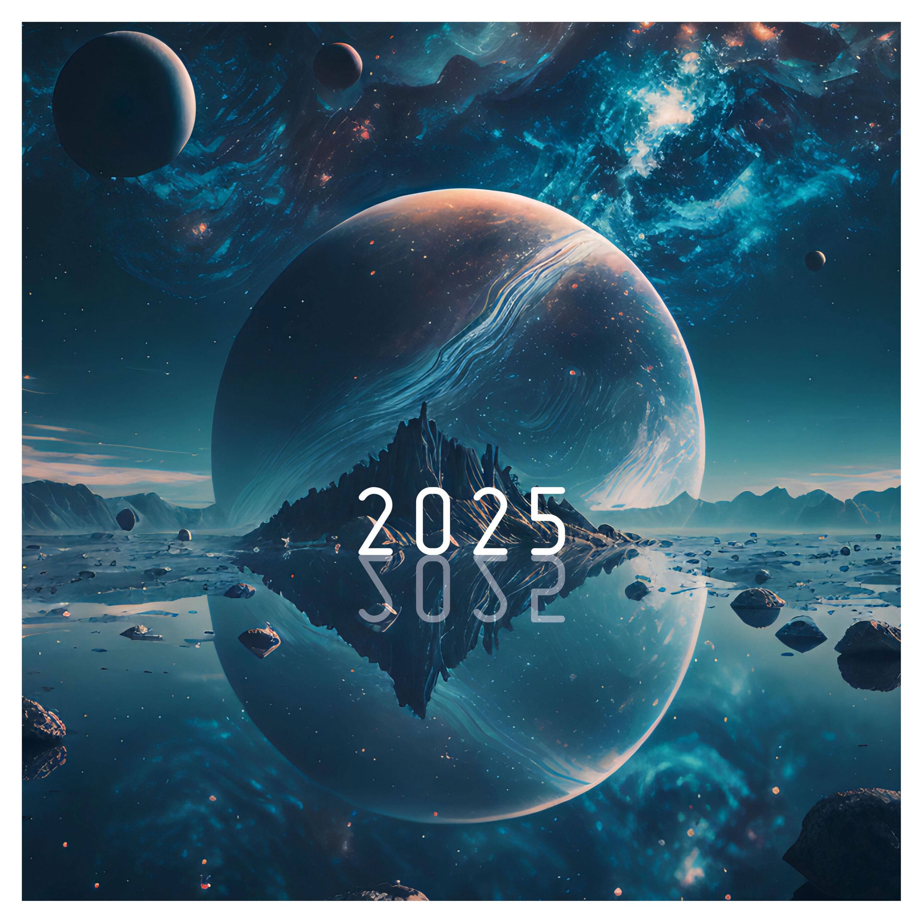 

Календарь перекидной Listoff Космос евроспираль на 2025 г, 320х320 мм