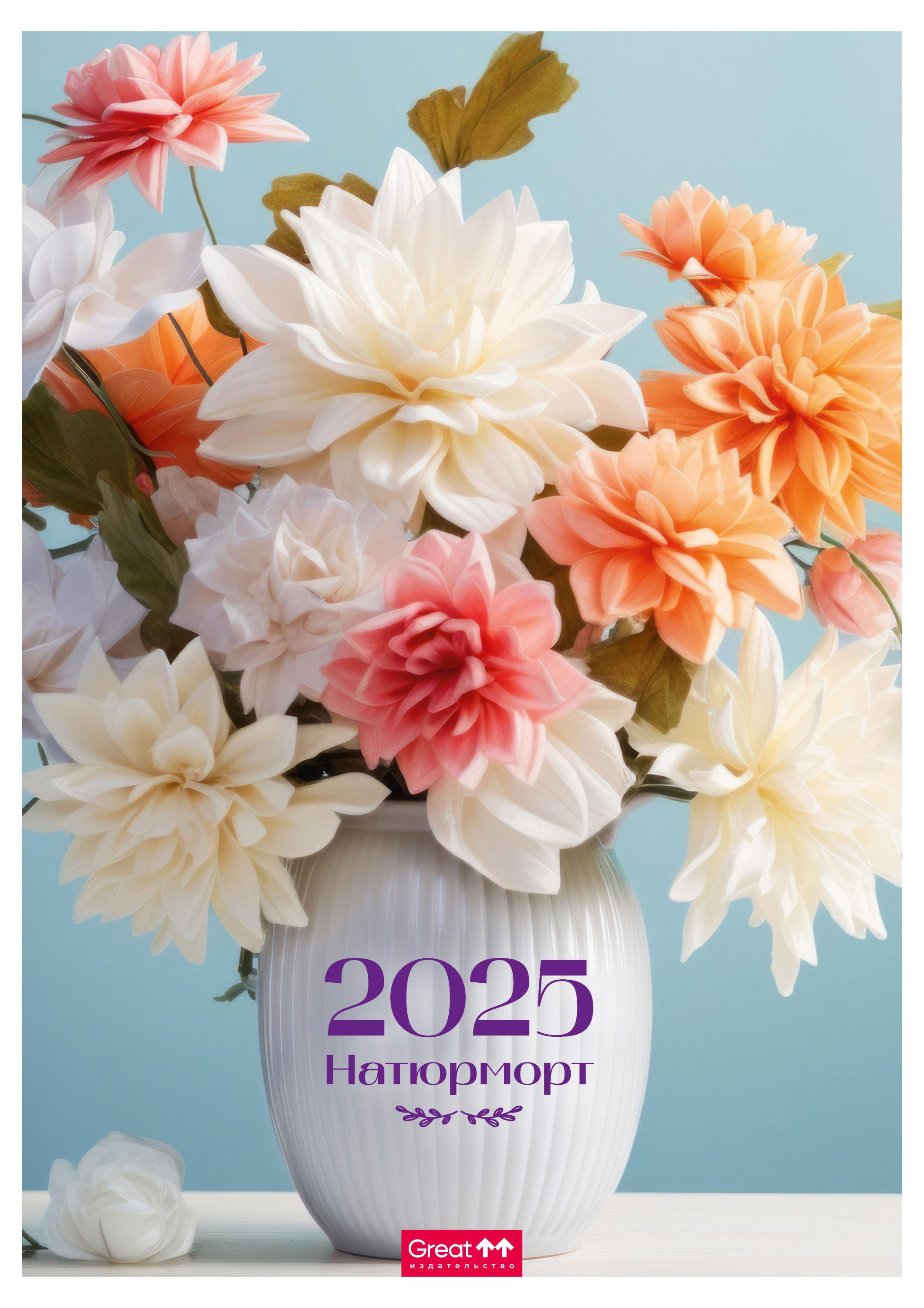 

Календарь Great Print на 2025 год А3 на спирали Натюрморт