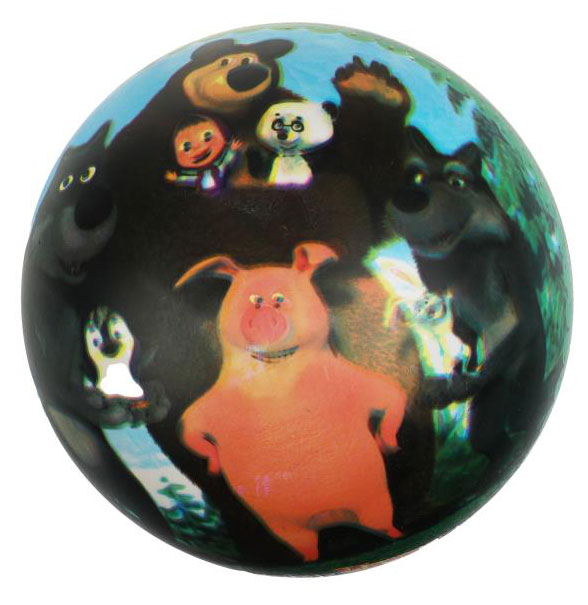 

Мяч Играем вместе Маша и Медведь ПВХ, 23 см, 1 шт в ассортименте