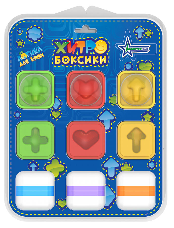

Игра логическая НОРДПЛАСТ Хитробоксики
