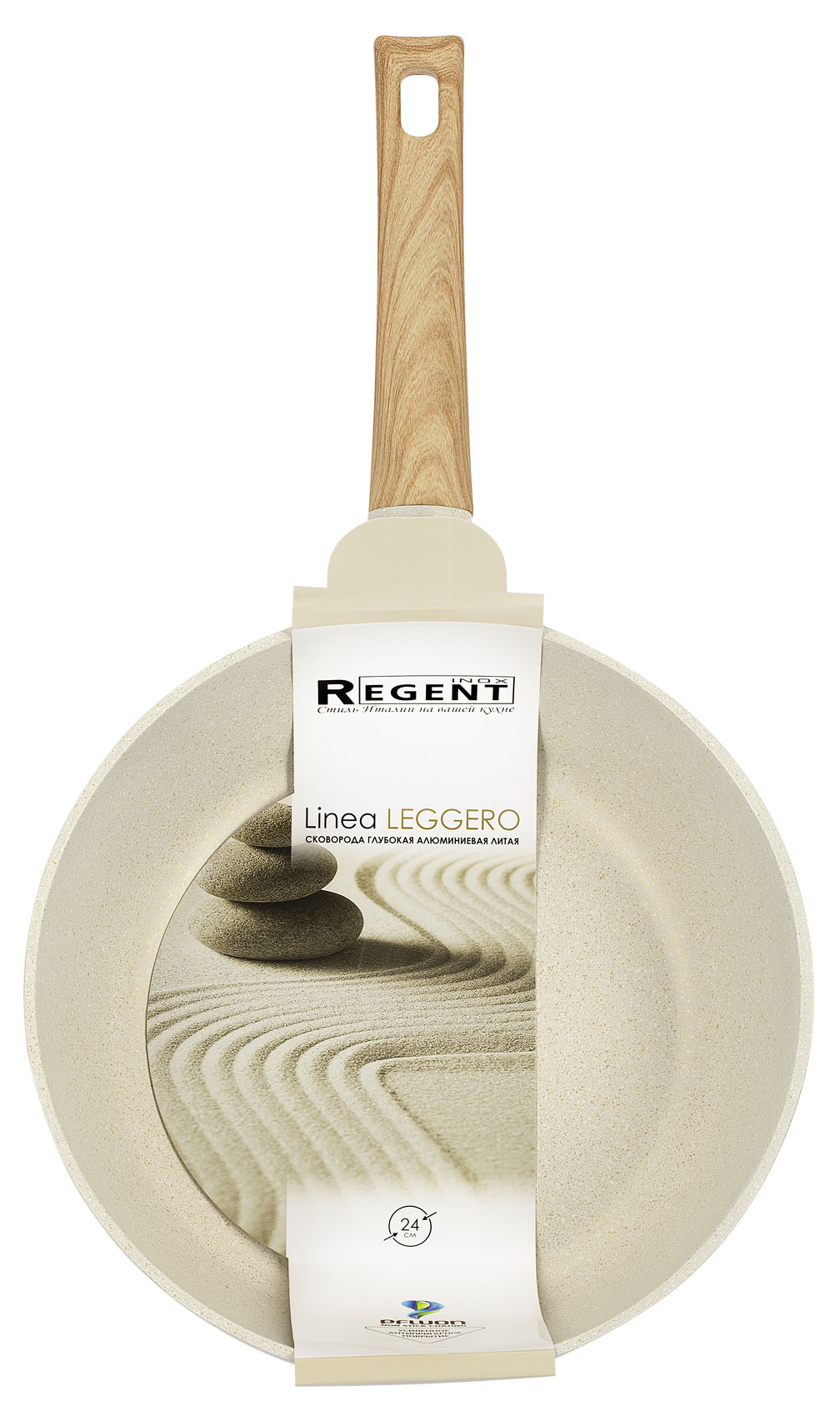 

Сковорода Regent Leggerо глубокая, 24 см