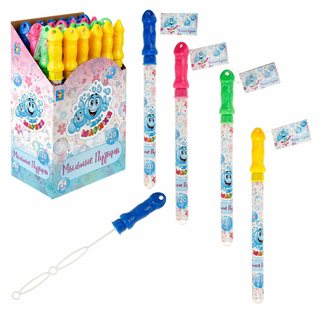 

Мыльные пузыри 1TOY колба, 120 мл