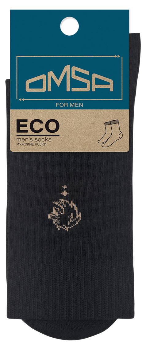 

Носки мужские OMSA for MEN ECO Nero, р 42-44