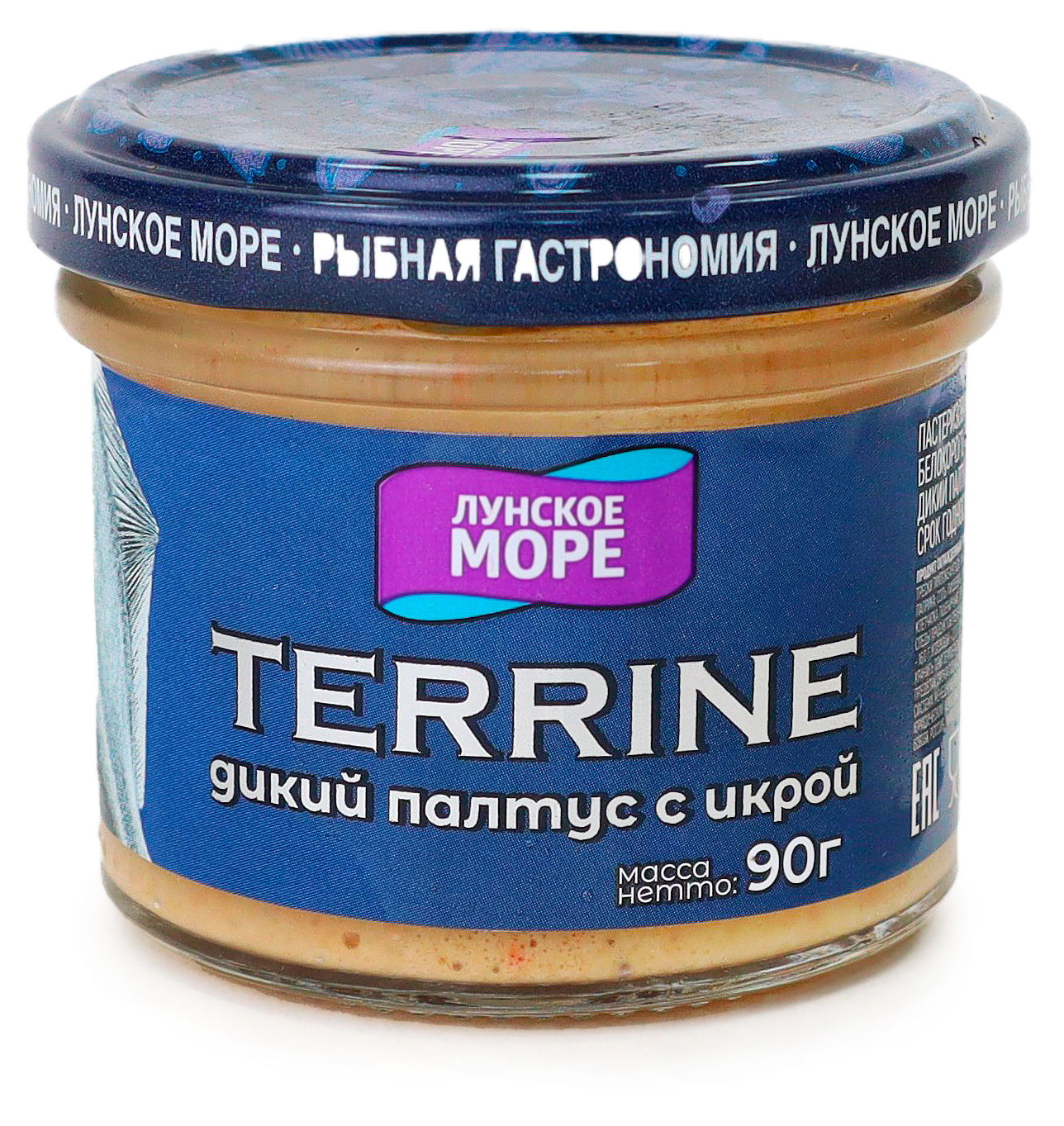 

Паштет Лунское море Terrine палтус с икрой, 90 г