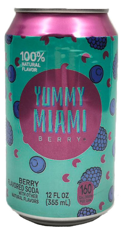 

Напиток газированный Yummy Miami Berry, 0,355 л