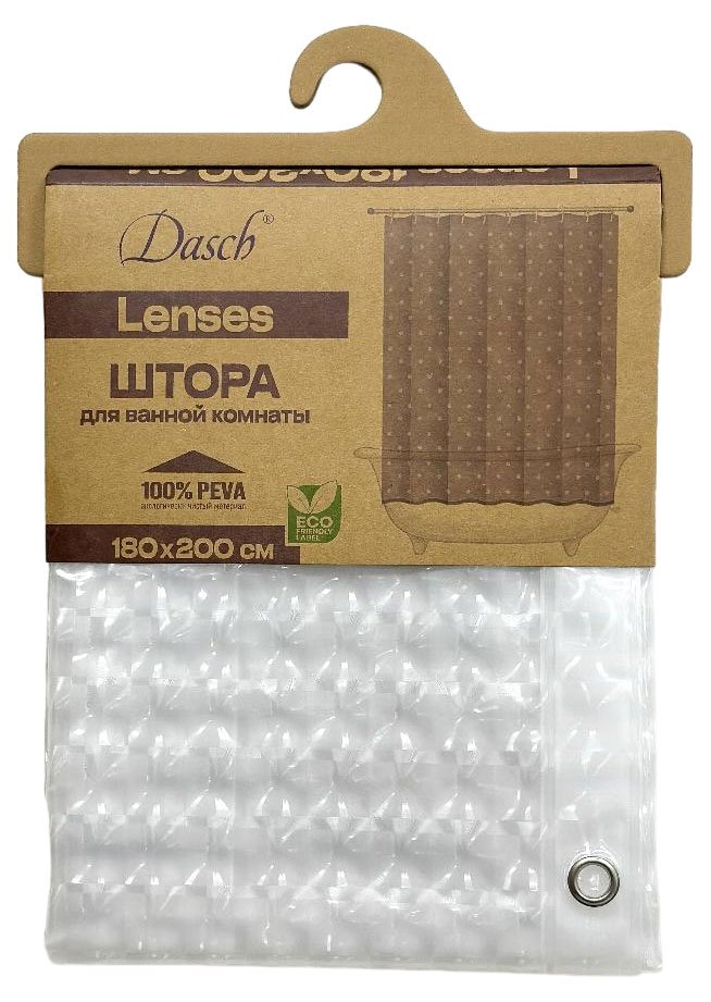 Изображение товара Штора для ванны Dasch, 180х200 см
