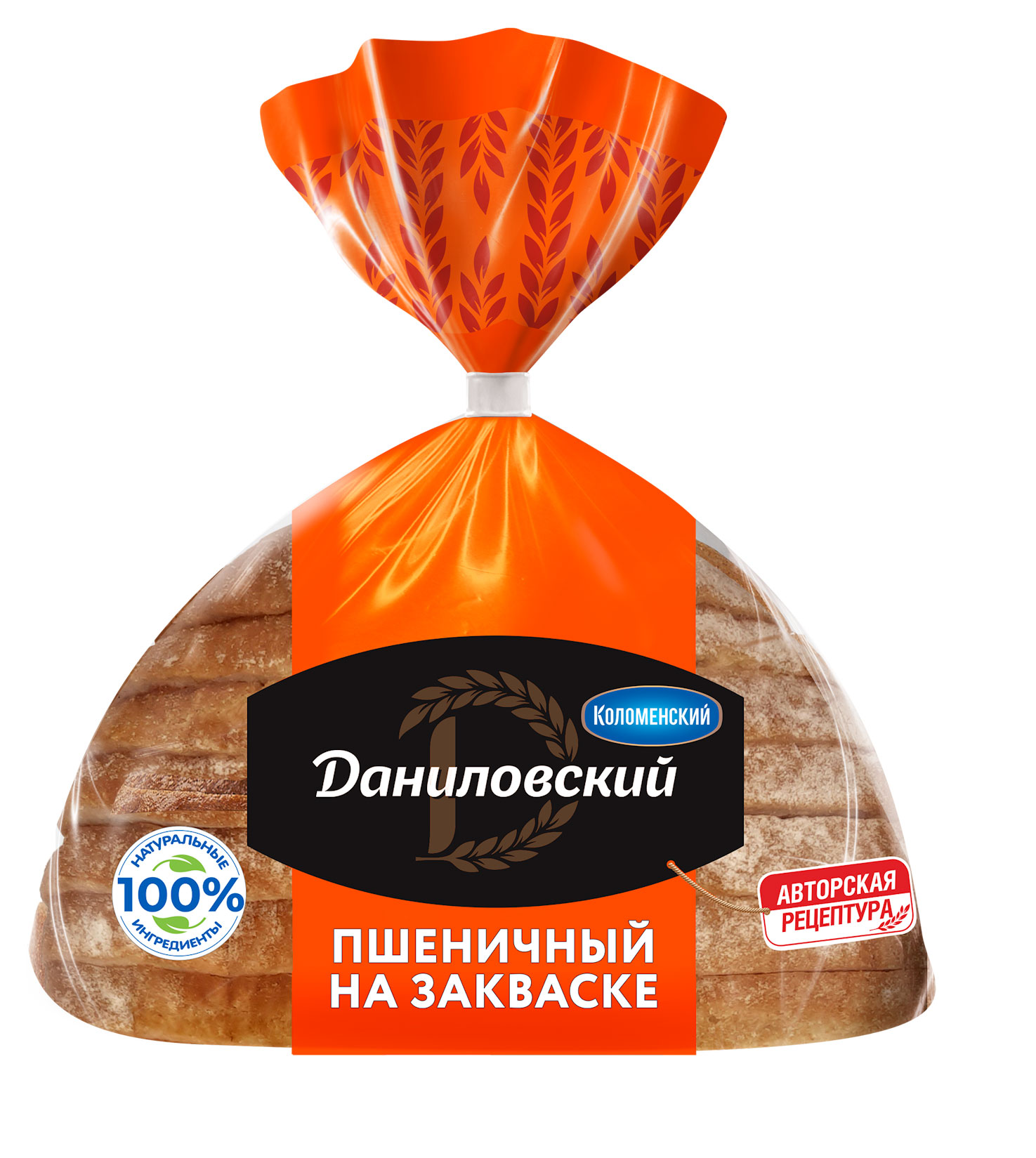 

Хлеб Даниловский Пшеничный на закваске нарезка, 250 г