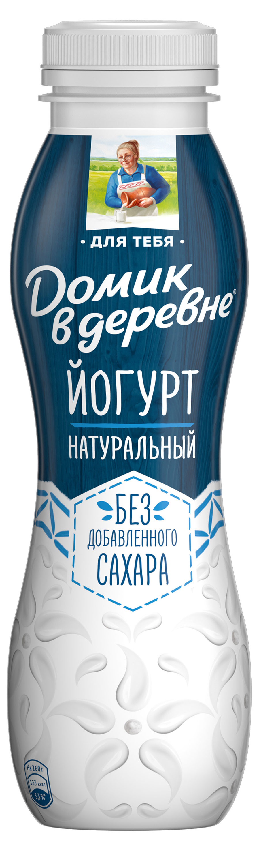 

Йогурт питьевой Домик в деревне Натуральный 1,8% БЗМЖ, 260 г
