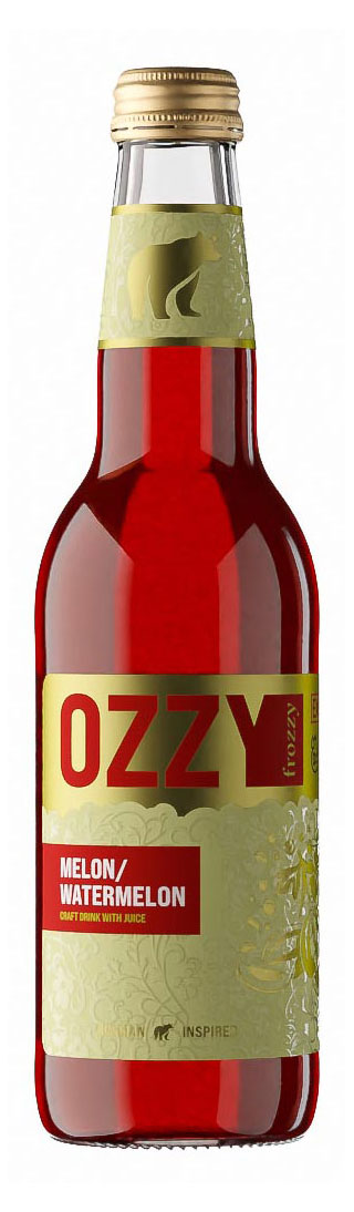 Изображение товара Напиток газированный OZZYfrozzy Арбуз и дыня, 0,33 л