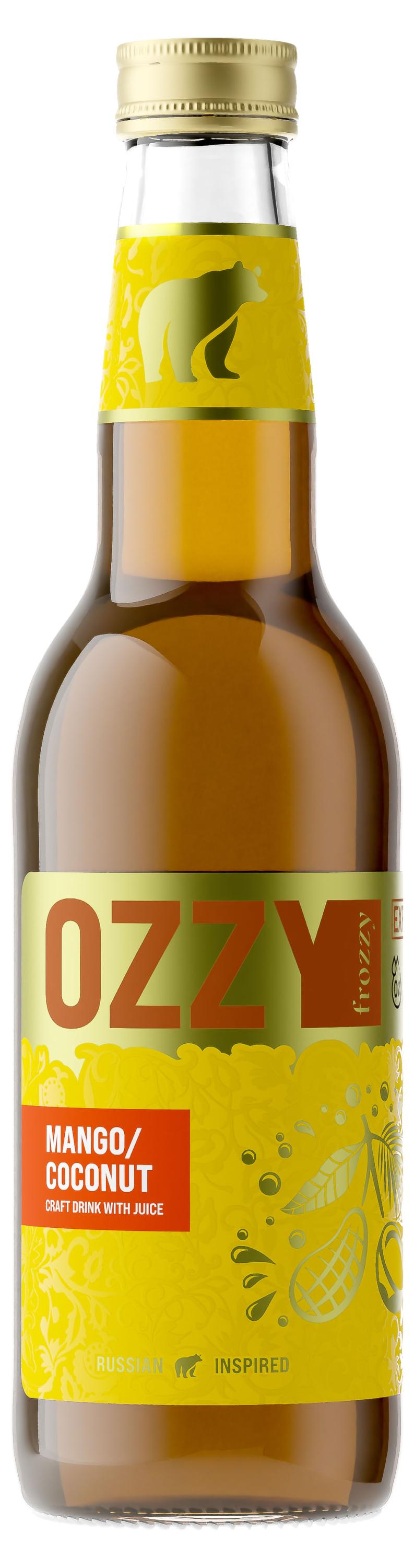 

Напиток газированный OZZYfrozzy Манго и кокос, 0,33 л