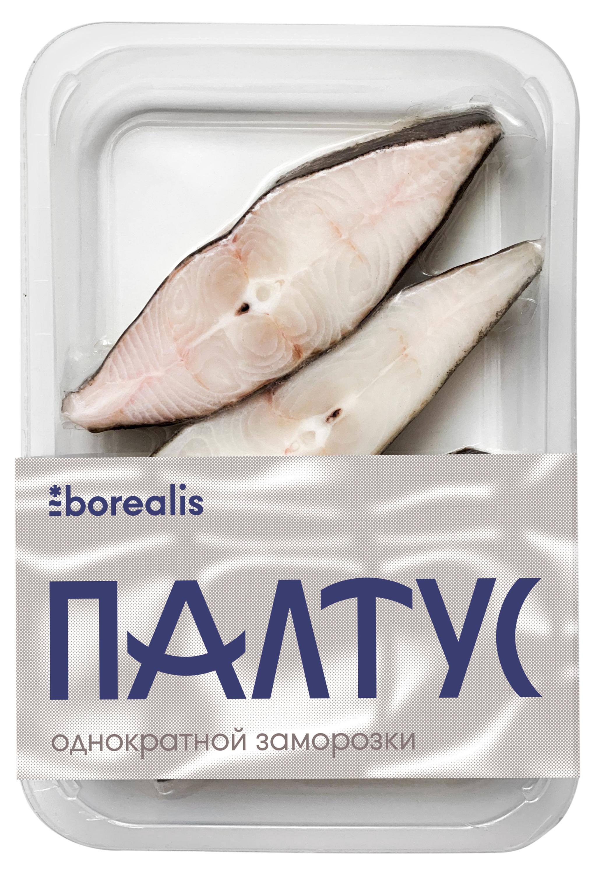 

Палтус синекорый замороженный Borealis стейк, 400 г