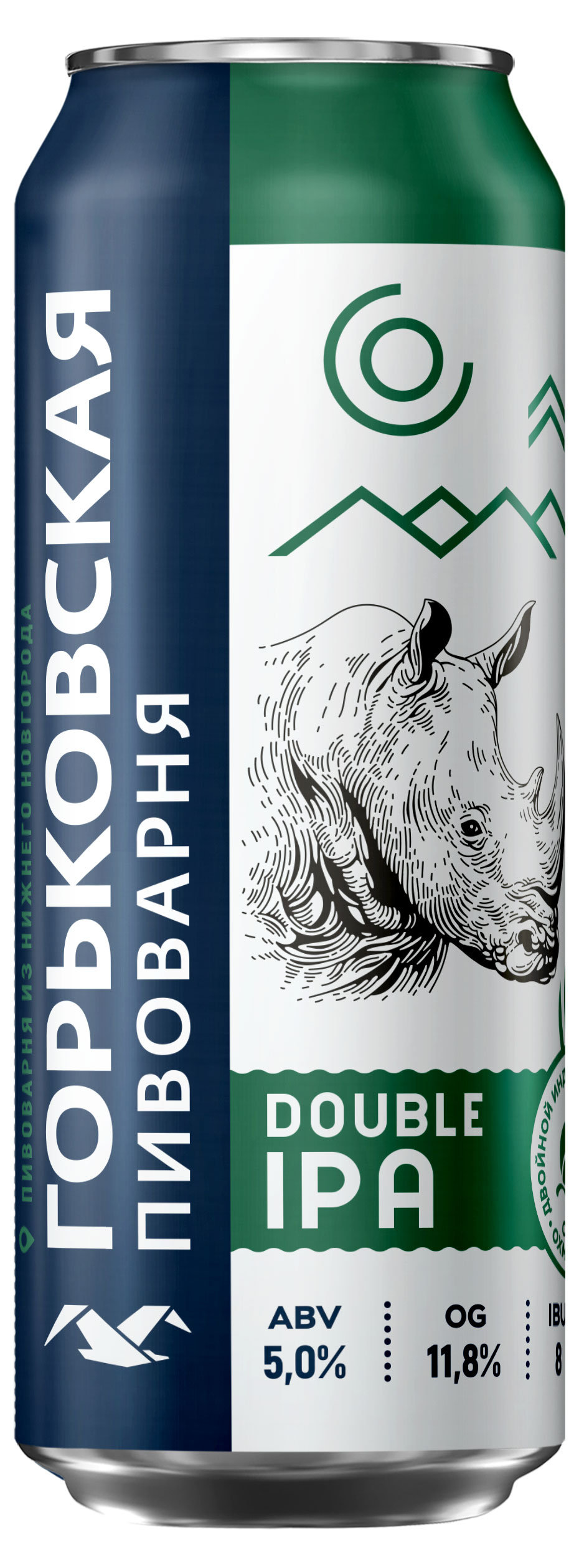 

Пиво светлое Горьковская Пивоварня нефильтрованное Double India Pale Ale 7,5%, 450 мл