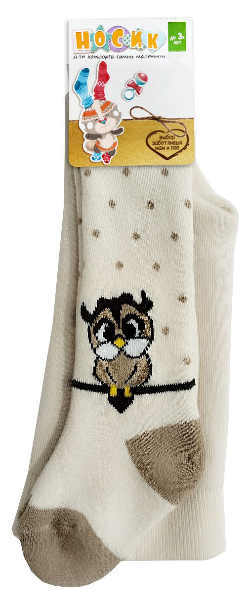 

Колготки детские Носик Совушка для девочкимахровые, р 74-80