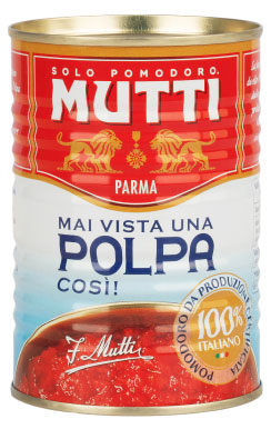 

Томаты Mutti мелконарезанные, 400 г