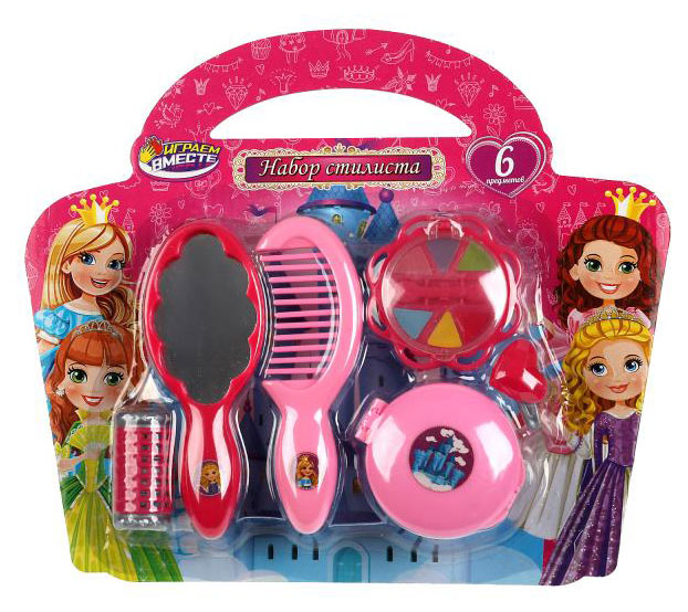 Изображение товара Набор стилиста Принцессы Играем вместе 8 предметов 22x18x5 см
