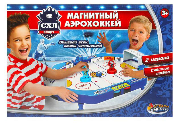 

Настольная игра Играем вместе Магнитный аэрохоккей
