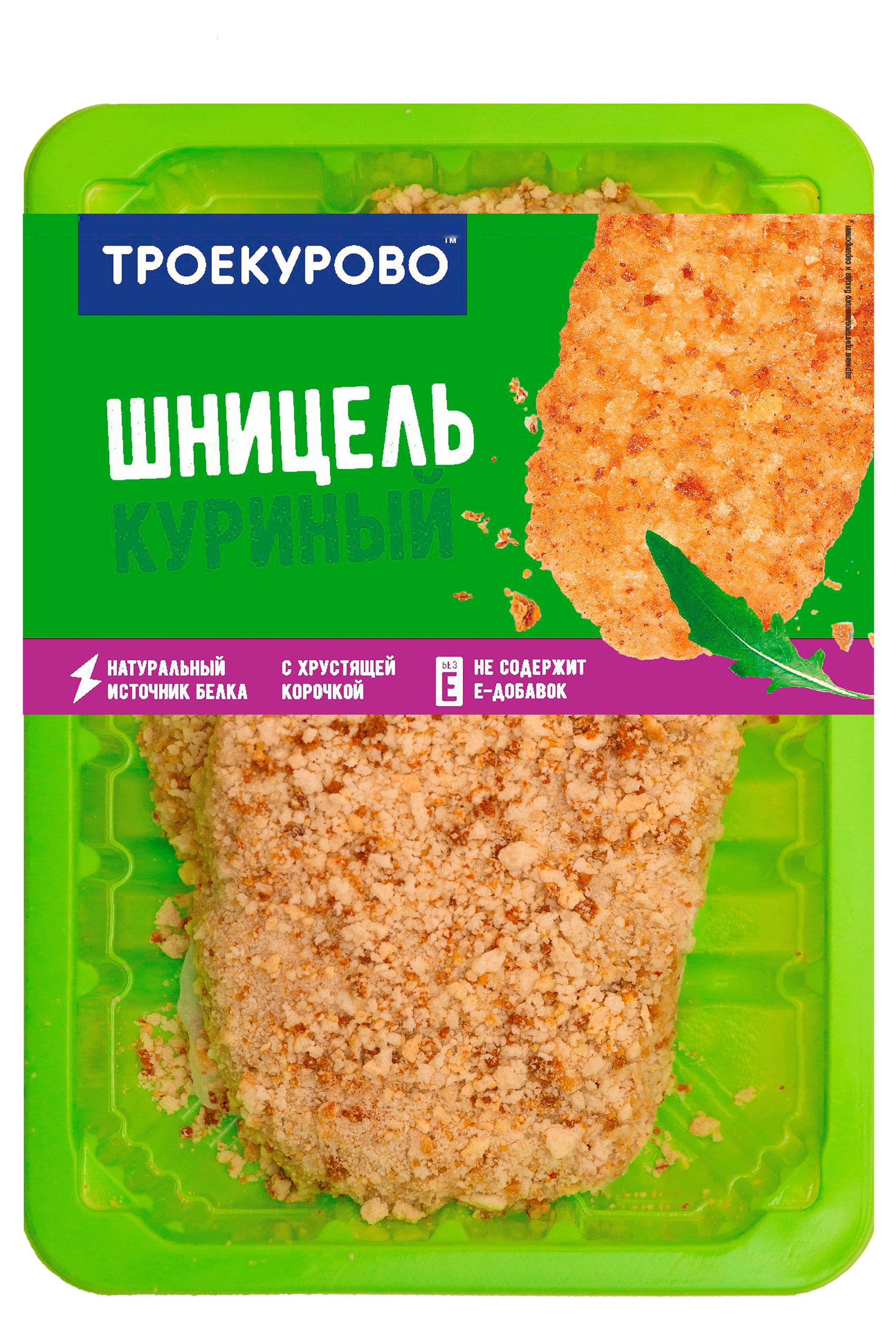 

Шницель Троекурово куриный рубленый, 350 г