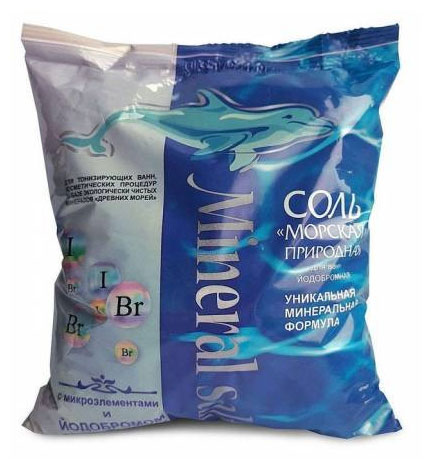 

Соль морская для ванн Гринпром йодобромная, 1 кг