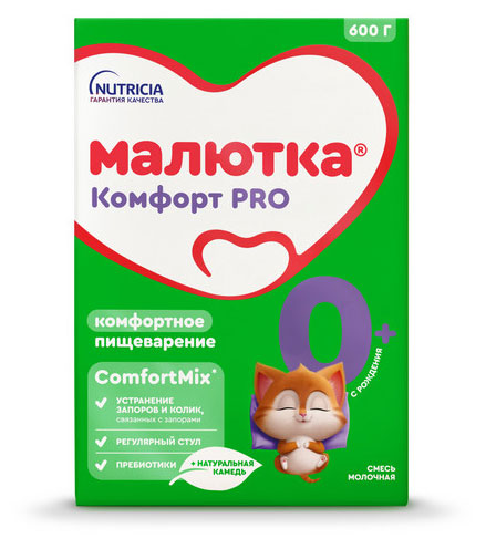 

Смесь сухая молочная Малютка Комфорт, 600 г