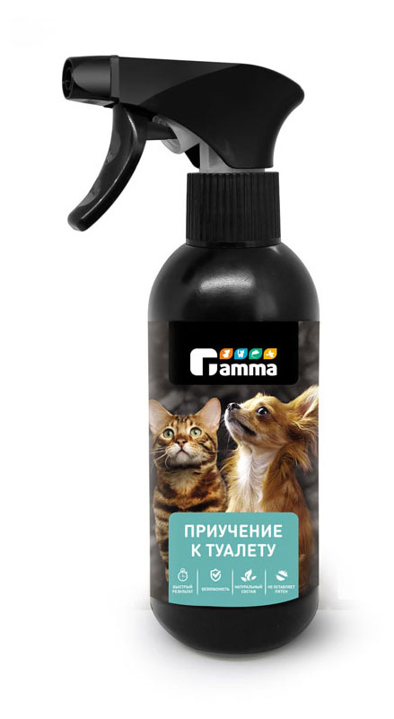

Спрей для кошек Gamma Хорошие манеры для приучение к туалету, 250 мл