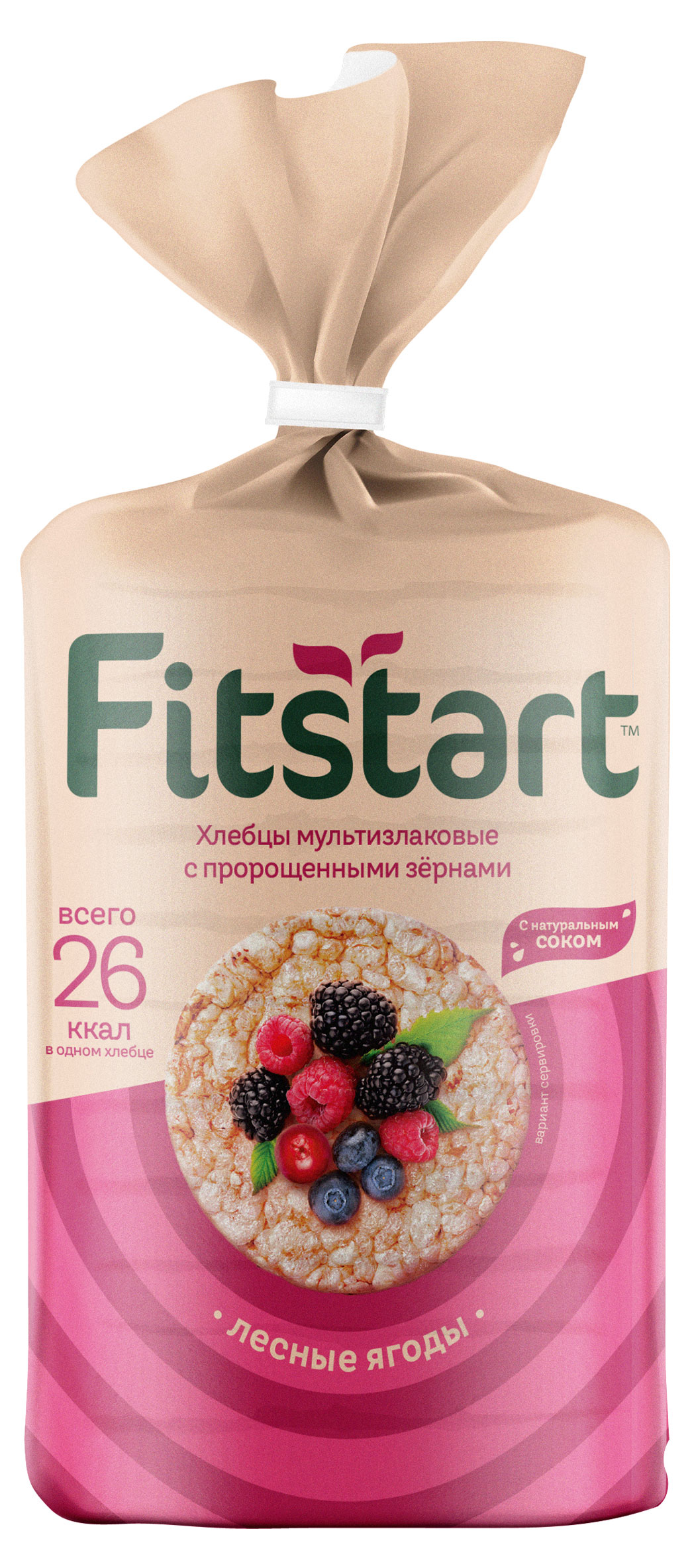 

Хлебцы мультизлаковые Fitstart лесные ягоды, 100 г