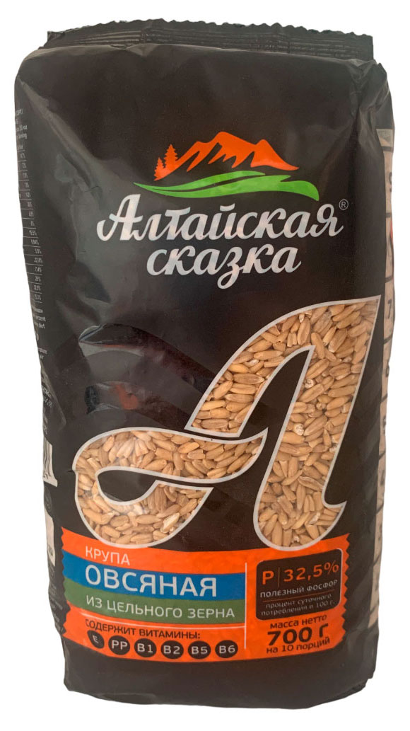

Крупа овсяная Алтайская Сказка, 700 г