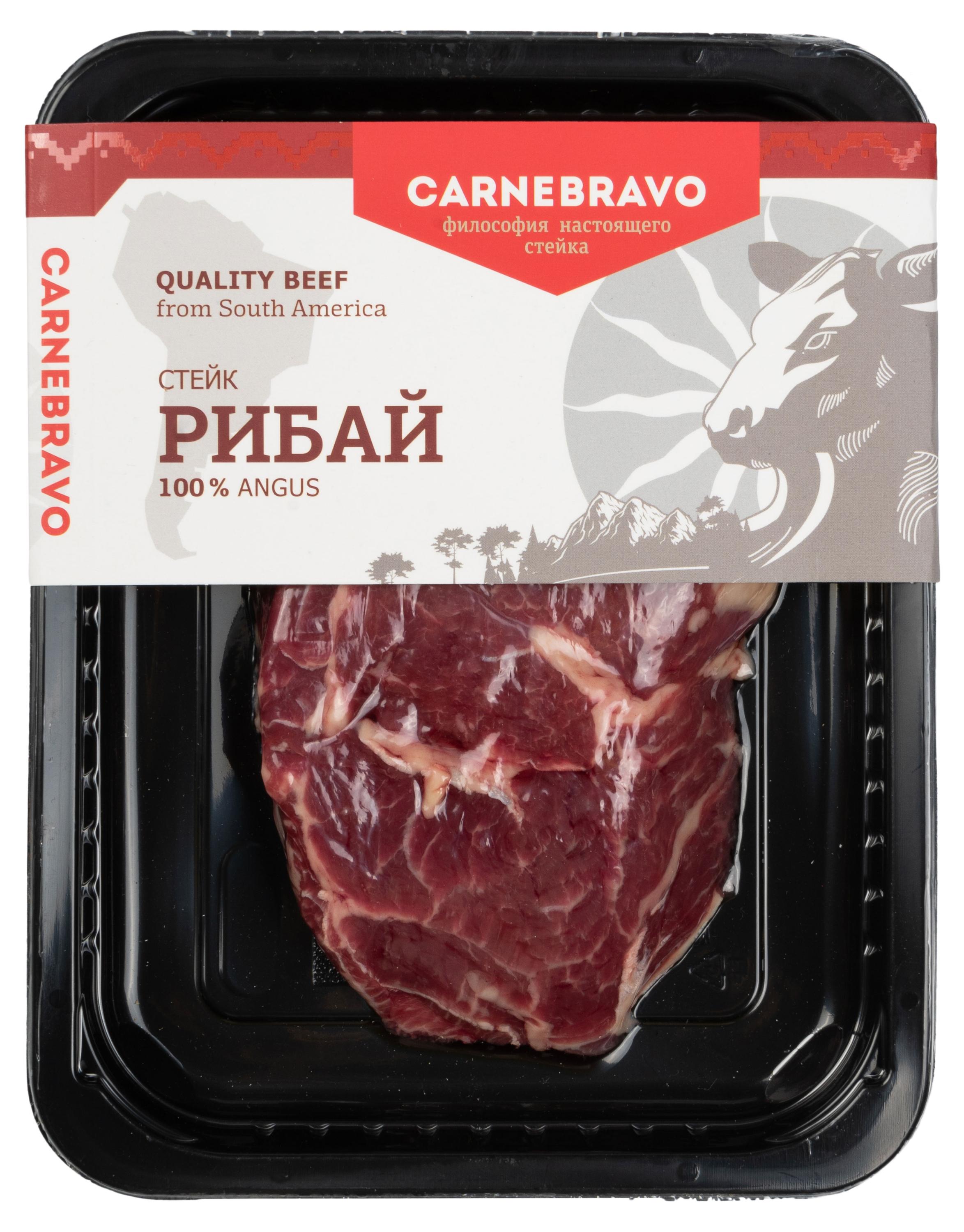 

Стейк говяжий Carnebravo Рибай охлажденный, 250 г