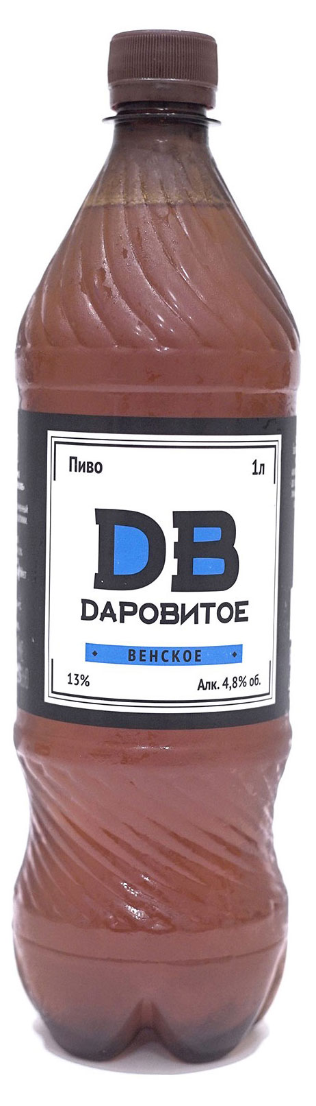 

Пиво Даровитое Венское светлое нефильтрованное непастеризованное, 1 л
