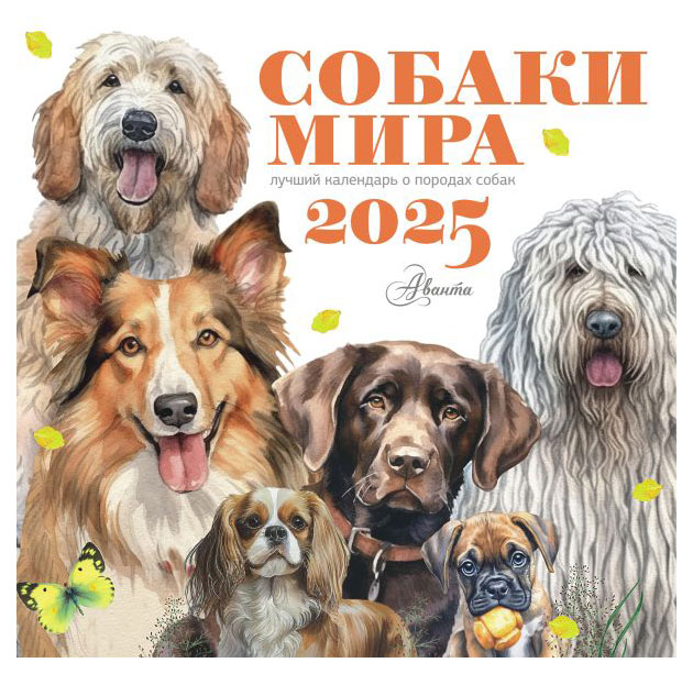 

Календарь АСТ Собаки мира на 2025 г