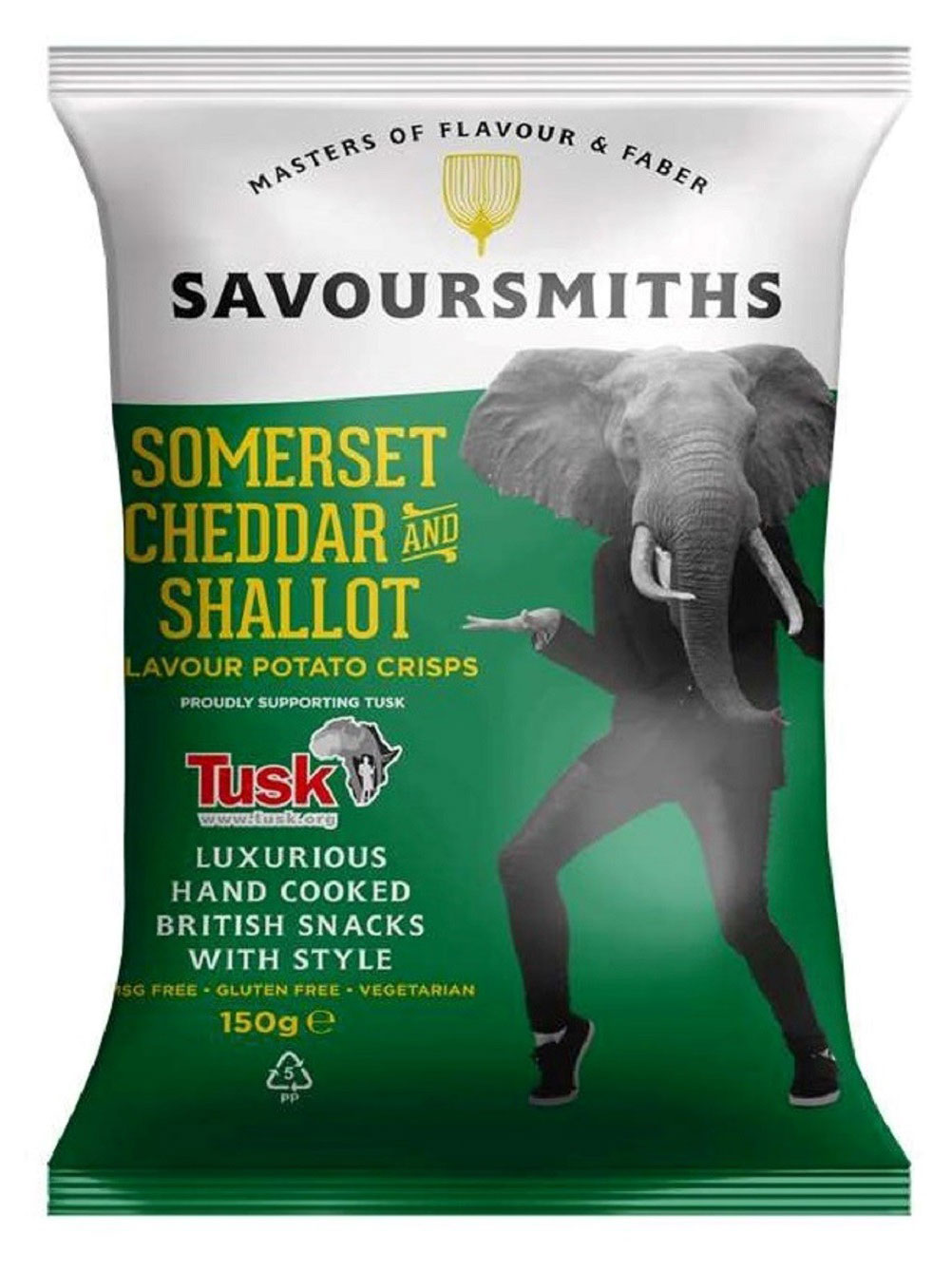 

Чипсы картофельные Savoursmiths со вкусом сыра Чеддер и луком-шалот, 150 г