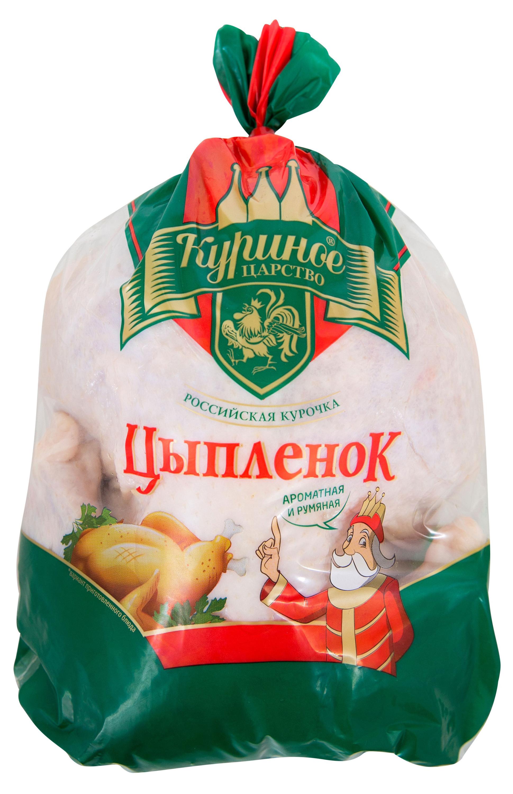 

Тушка цыпленка-бройлера Куриное Царство потрошеная 1 сорта охлажденная, ~ 2,2 кг