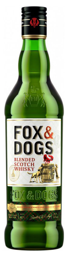 

Виски Fox&Dogs Smoky Barrel 3 года Россия, 0,5 л