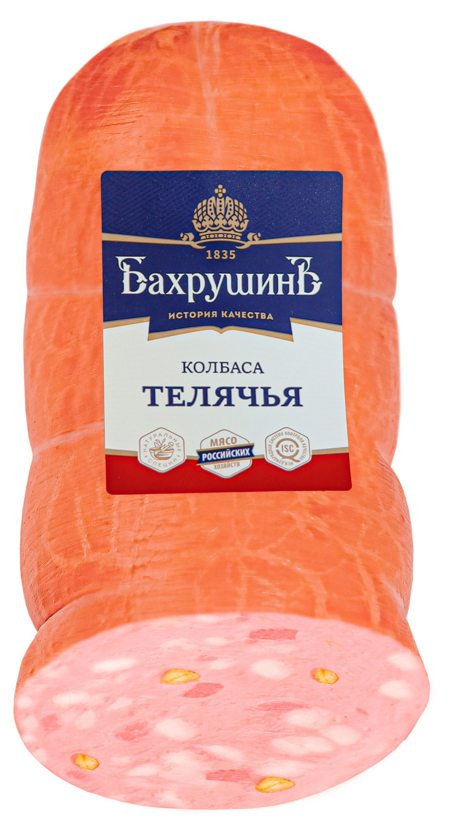 

Колбаса вареная Бахрушинъ Телячья, вес