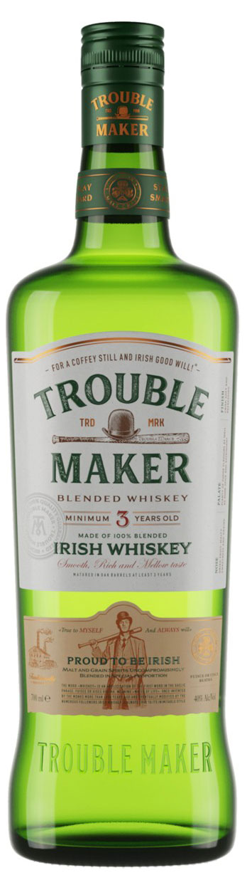 

Виски купажированный Trouble Maker 3 года Россия, 0,5 л