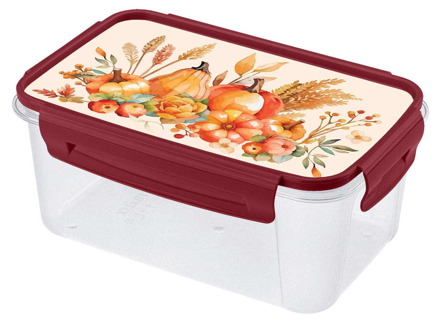 

Контейнер для продуктов Phibo Lock&Ok с декором, 1,1 л