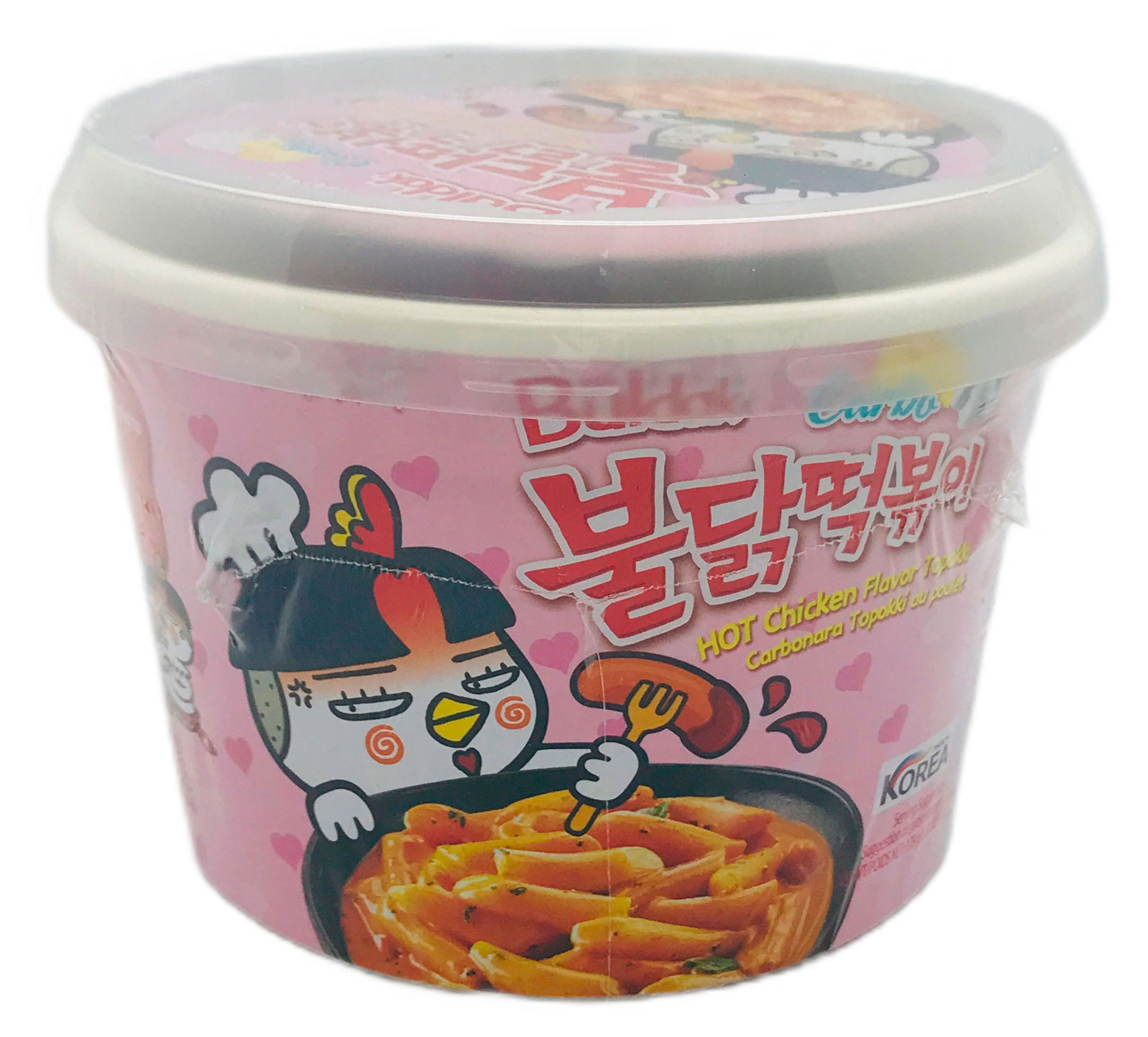 

Рисовые клецки Samyang Топпоки острые со вкусом курицы в соусе карбонара и Бульдак, 179 г