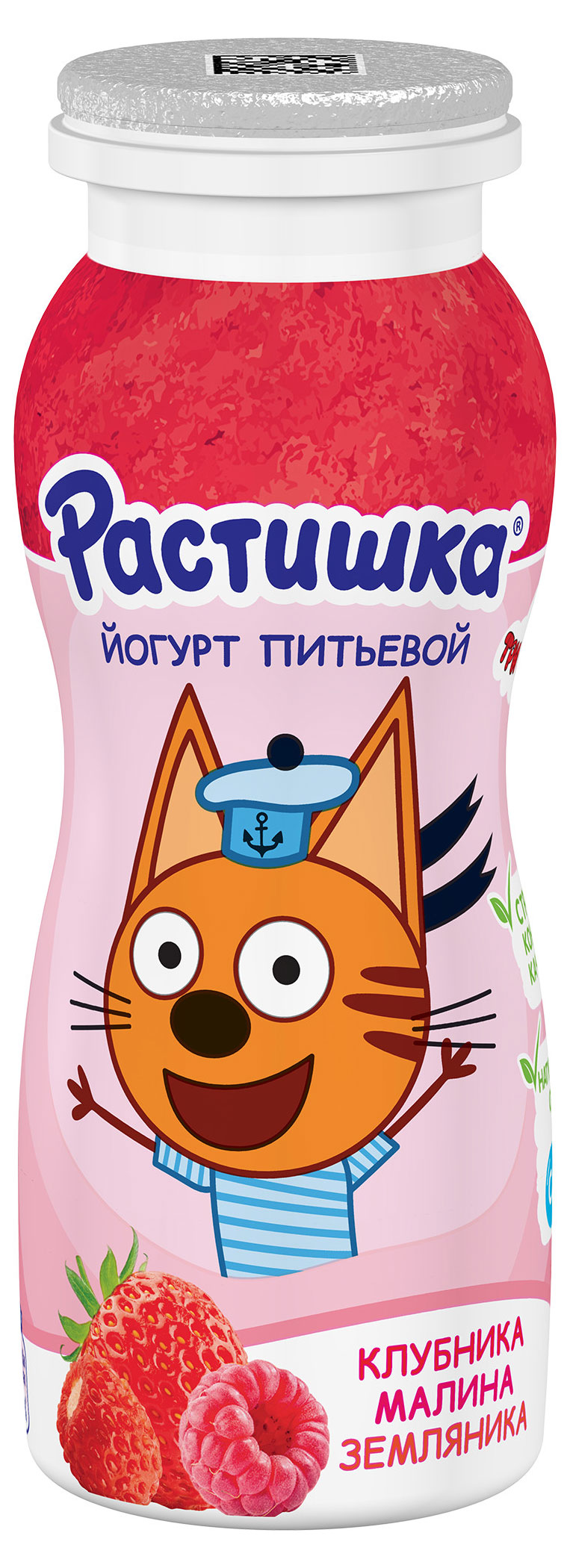 

Йогурт питьевой детский Растишка Клубника-малина-земляника 1,6% БЗМЖ, 90 г