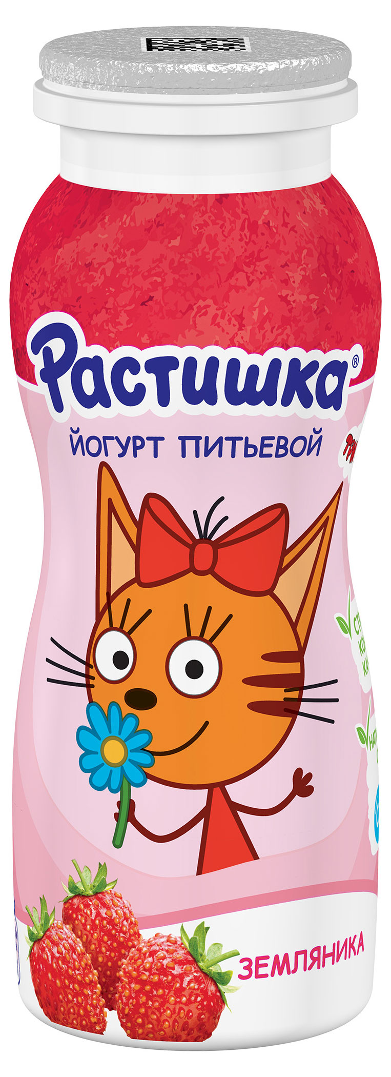 

Йогурт питьевой детский Растишка питьевой обогащенный земляника 1.6%, 90 г