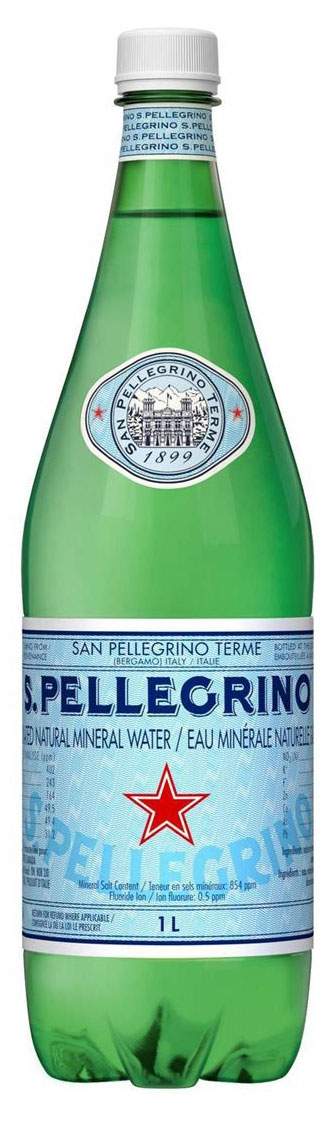 

Вода минеральная S.Pellegrinо газированная, 1 л