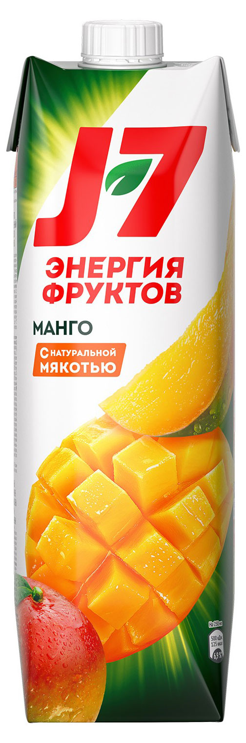 

Нектар J7 Манго с мякотью, 970 мл