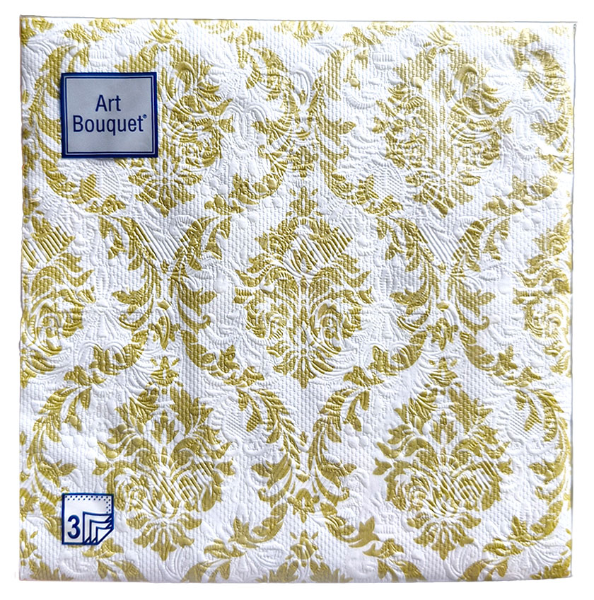 

Салфетки бумажные Bouquet Royal 3 слоя, 33х33 см, 16 л