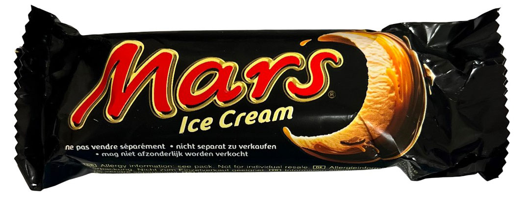 

Мороженое молочное Mars с карамелью в глазури батончик 5% БЗМЖ, 40 г