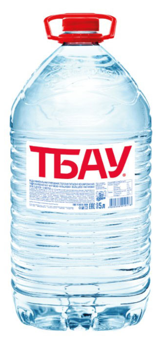 

Вода питьевая ТБАУ негазированная, 5 л