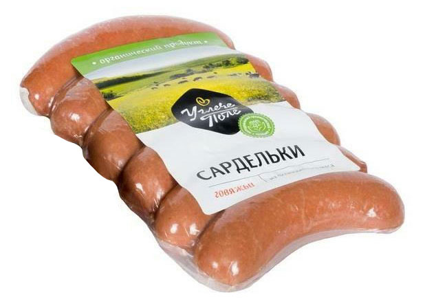 

Сардельки говяжьи Углече Поле органические, вес