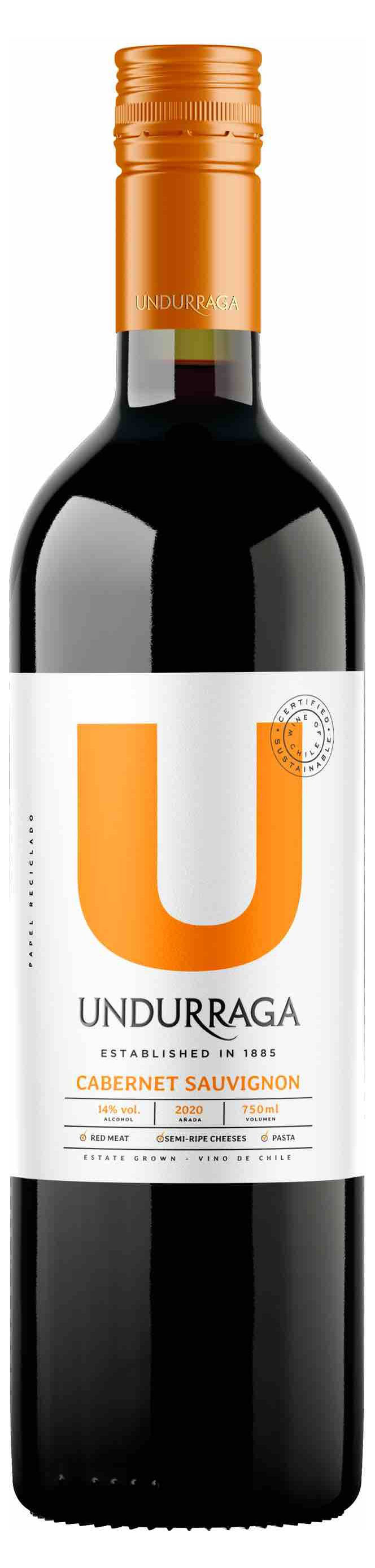 

Вино Undurraga Cabernet Sauvignon красное сухое Чили, 0,75 л