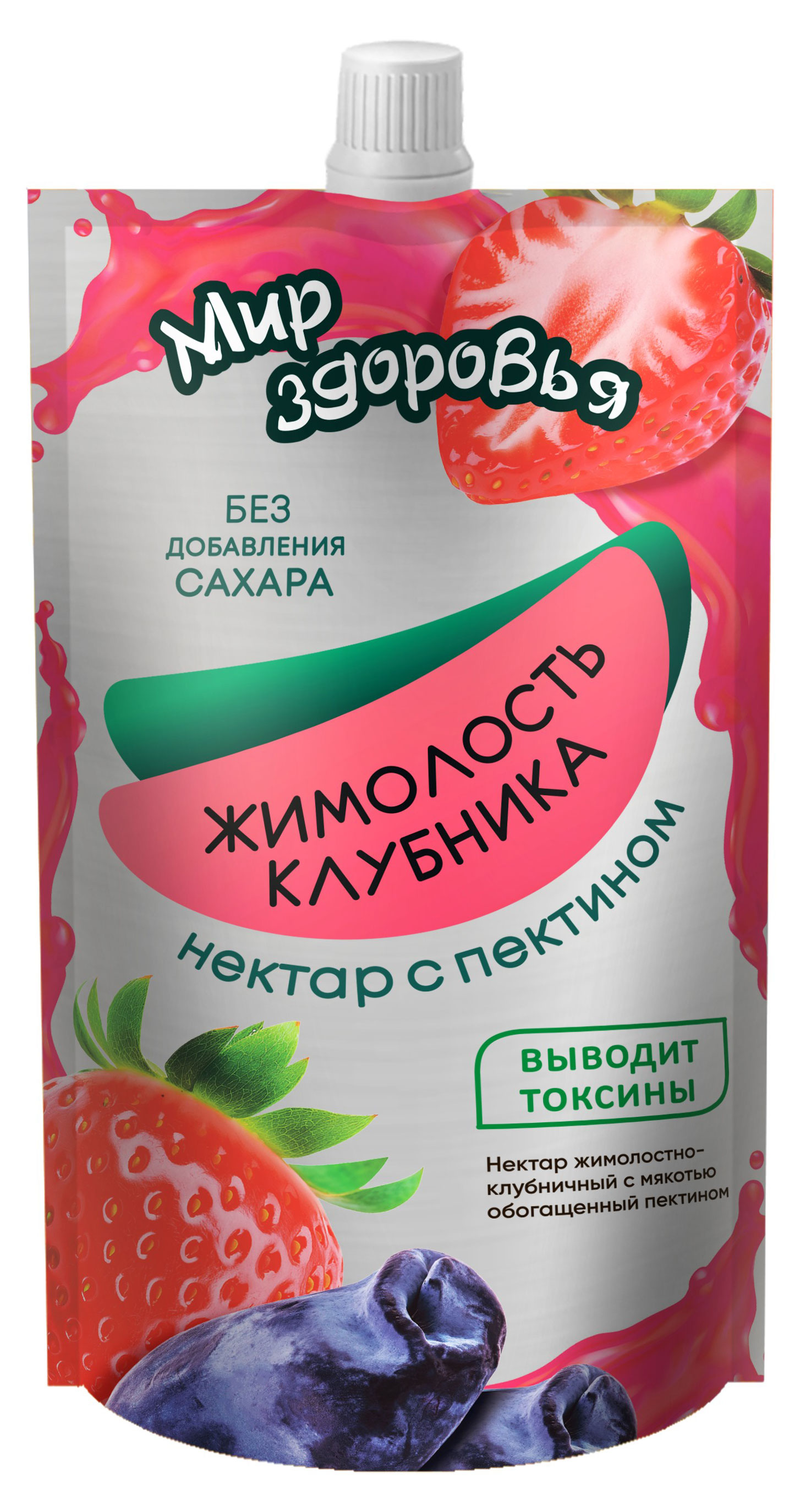 

Нектар Мир Здоровья жимолость клубника восстановленный с пектином, 300 мл