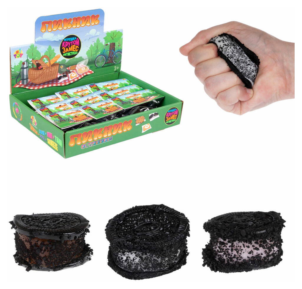 

Игрушка антистресс 1TOY Крутой замес Печенье, 1 шт в ассортименте