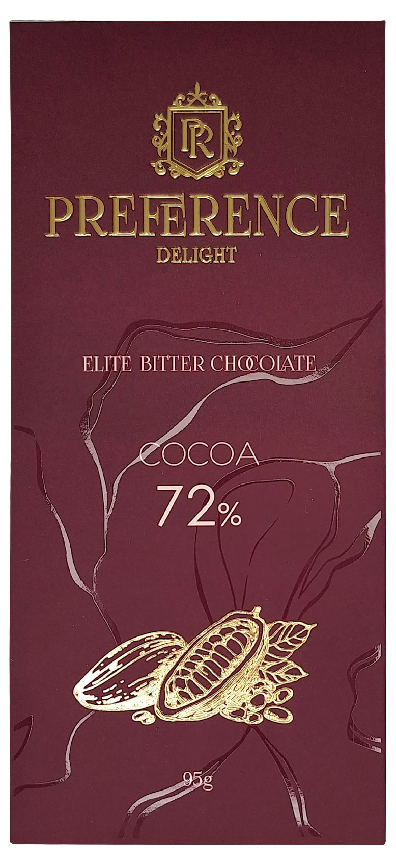 

Шоколад горький PREFERENCE Delight Элитный 72%, 95 г